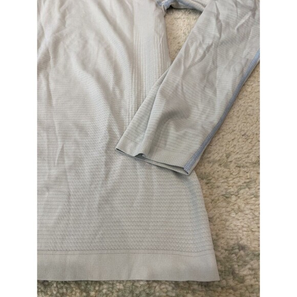 Lululemon Swiftly Tech Long Sleeve T Shirt Men's L Crew Neck Gray Gym Lightweigh - Picture 2 of 7
